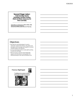 Second Stage Labor-Understanding Uterine