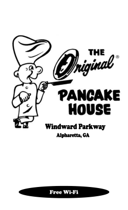Free Wi-Fi - The Original Pancake House