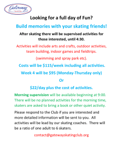 Looking for a full day of Fun? Build memories with your skating friends!