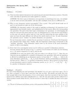 Final Exam with answers