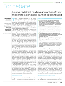For debate - Medical Journal of Australia