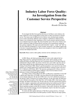 Industry Labor Force Quality: An Investigation from the Customer