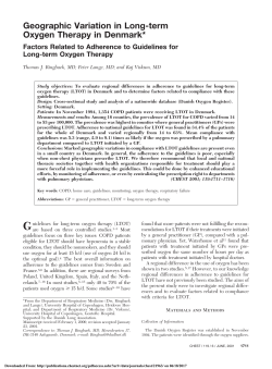 Geographic Variation in Long-term Oxygen