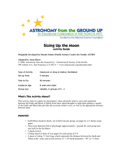 Sizing Up the Moon