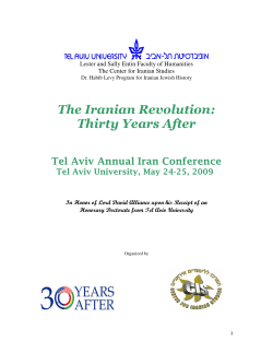 The Iranian Revolution: Thirty Years After
