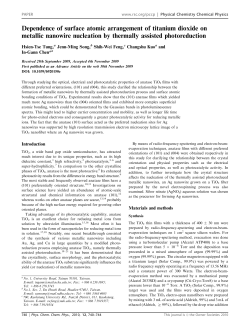 Dependence of surface atomic arrangement of titanium dioxide on