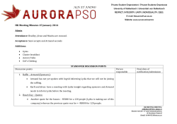 HK Meeting Minutes 15 January 2014