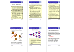 Neutron induced fission