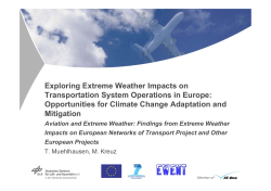 Findings from Extreme Weather Impacts on European Networks of