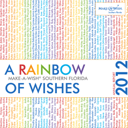 A RAINBOW OF WISHES - Make-A