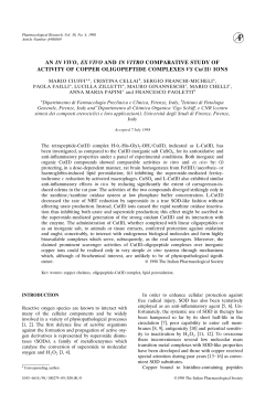 AN IN VIVO, EX VIVO AND IN VITRO COMPARATIVE STUDY OF