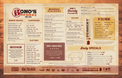 by the pound - Bono`s Pit Bar-B-Q