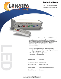 Technical Data - Lunasea Lighting