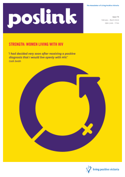 STRENGTH: WOMEN LIVING WITH HIV