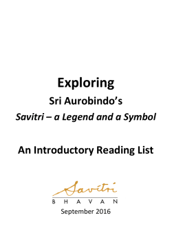 - Savitri Bhavan