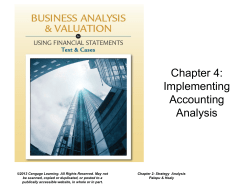 Chapter 2: Strategy Analysis