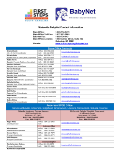 BabyNet Contact List