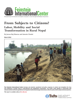 From Subjects to Citizens?