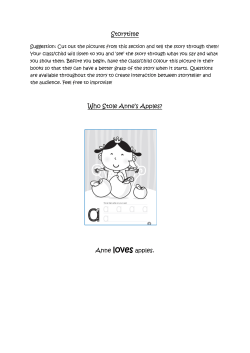 Storytime Who Stole Anne‟s Apples? Anne