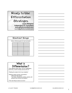 Ready to Use Differentiation Strategies Strategies - savage
