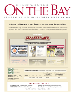 a guide to merchants and services in southern georgian bay