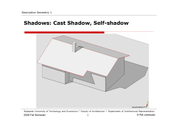 Shadows: Cast Shadow, Self