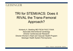 Does it RIVAL the Trans-Femoral Approach?