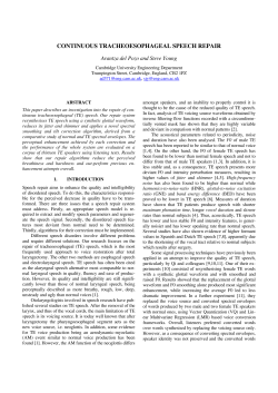 Paper Preparation and Submission Instructions for EUSIPCO 2004