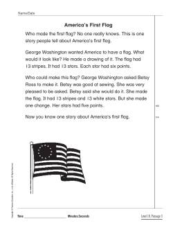 America`s First Flag
