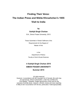 Full text - SFU`s Summit