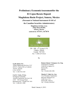PDF - Bacanora Minerals