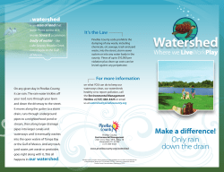 Only Rain Down the Drain