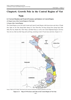 Chapter6. Growth Pole in the Central Region of Viet Nam
