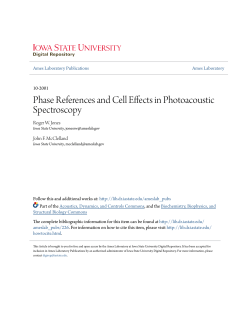 Phase References and Cell Effects in Photoacoustic Spectroscopy