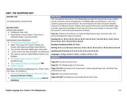 unit: the whipping boy