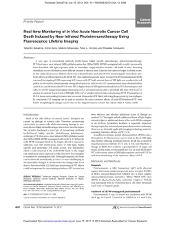 Real-time Monitoring of In Vivo Acute Necrotic