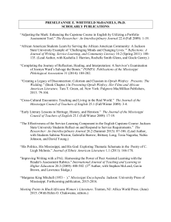 publications - Jackson State University