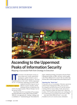 Ascending to the Uppermost Peaks of Information Security