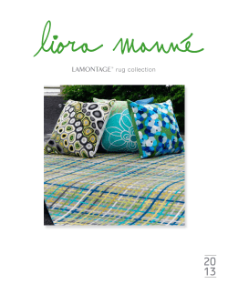 LAMONTAGE&trade; rug collection