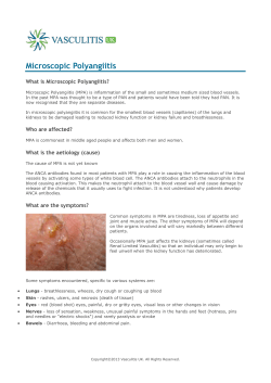 Microscopic Polyangiitis