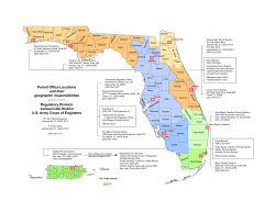 Permit Office Locations and their geographic responsibilities