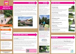 Goldsworth Park walking routes map