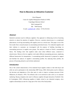 How to Become an Attractive Customer