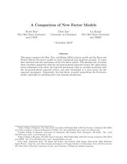 A Comparison of New Factor Models