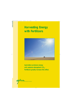 Harvesting Energy with Fertilizers