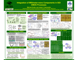 Integration of Millimeter-wave Components in SOI CMOS Processes