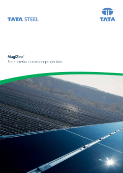 MagiZinc - Tata Steel in Europe
