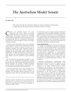 The Australian Model Senate