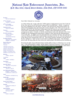 October 2011 Newsletter - National Law Enforcement Associates
