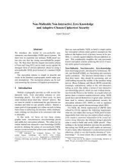 Non-Malleable Non-Interactive Zero Knowledge